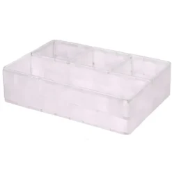 Concorde Opbergmanden - 4 vaks - wit - organizer - ondermode