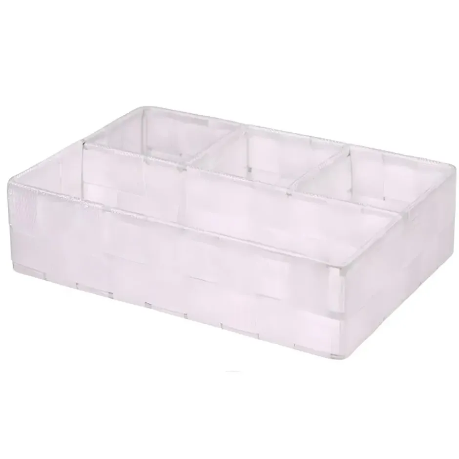 Concorde Opbergmanden - 4 vaks - wit - organizer - ondermode