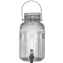 Cook Concept Drankdispenser met kraantje - 4.0L - glas - 30 cm