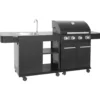 Cook'in Garden Modulaire buitenkeuken FYRA - Zwart - Staal