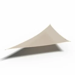 Coolfit schaduwdoek driehoek 90° - 4.0x4.0x5.7m - Gebroken Wit