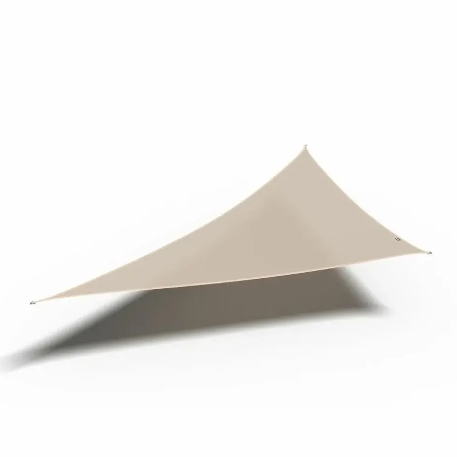 Coolfit schaduwdoek driehoek 90° - 4.0x4.0x5.7m - Gebroken Wit