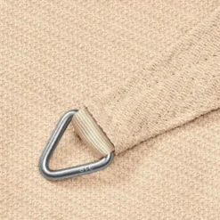 Coolfit schaduwdoek driehoek 90° - 4.0x4.0x5.7m - Gebroken Wit