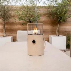 Cosi Fires Cosiscoop Original gaslantaarn Ø16 x 30 cm - marble stone