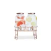 Cosy&Trendy Sapdispenser set op standaard - 2x 3,5 liter