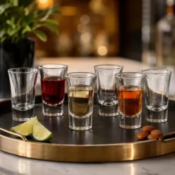 Cosy & Trendy Shotglazen - 6x stuks - glas - 35 ml