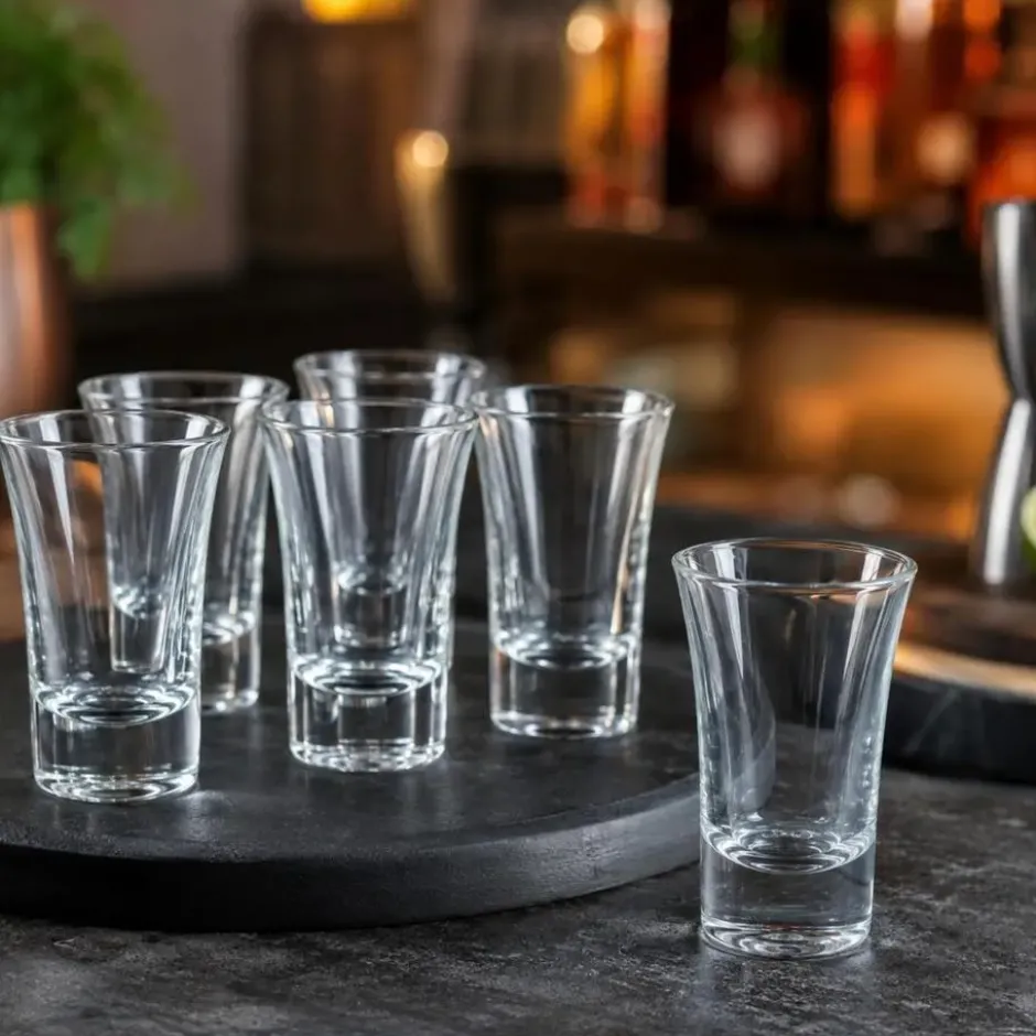 Cosy & Trendy Shotglazen - 6x stuks - glas - 35 ml