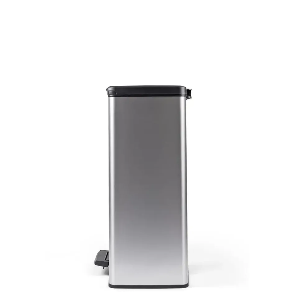 Curver Decobin Duo Prullenbak - 26L+26L - Zilver metallic