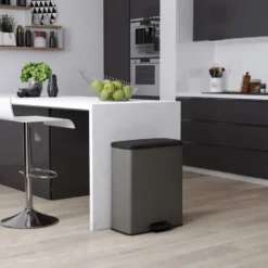 Curver Decobin Prullenbak - 65L - Rechthoekig - Cool Grey
