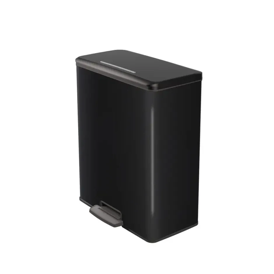 Curver Decobin Prullenbak - 65L - Rechthoekig - Zwart