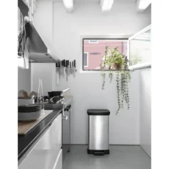 Curver Decobin Prullenbak - 50L - 2 stuks - Metallic
