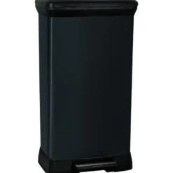 Curver Decobin Prullenbak- 50L - 39x29x72 cm - Zwart