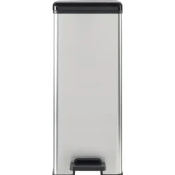 Curver Decobin Slim Prullenbak- 40L - Metallic