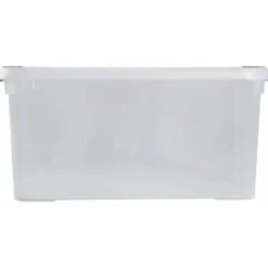 Curver Handy+ Opbergbox - 50L - 2 stuks - Transparant met deksel