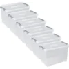 Curver Handy+ Opbergbox - 65L - 6 stuks - Transparant met deksel