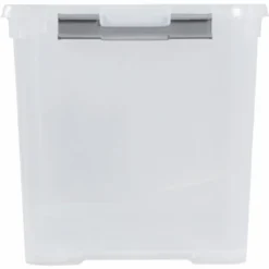 Curver Handy+ Opbergbox - 65L - 6 stuks - Transparant met deksel