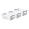 Curver Infinity Recycled Dots Opbergbox - 11L - 3 stuks - Wit