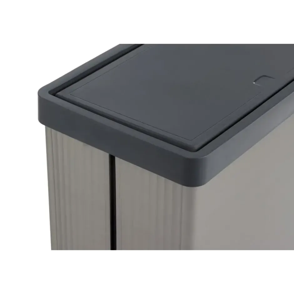 Curver Verto High 54L prullenbak - Grijs - 44x27x69cm