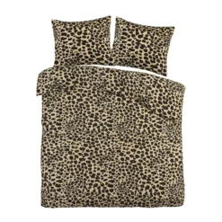 Day Dream Dekbedovertrek Panter - 200x200/220 cm - Beige