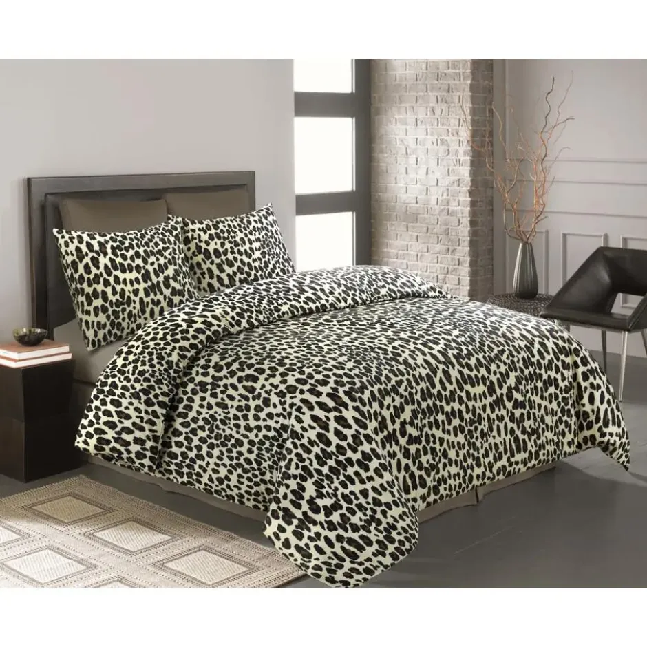 Day Dream Dekbedovertrek Panter - 240x200/220 cm - Beige