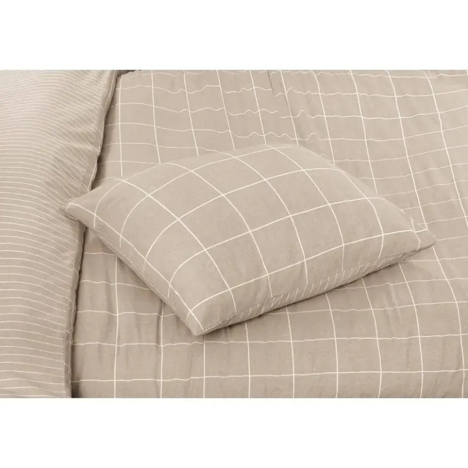 Day Dream Magnus - Dekbedovertrek - Eenpersoons - 140x200/220 - Zand