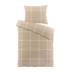 Day Dream Stan - Dekbedovertrek - Eenpersoons - 140 x 200/220 - Beige