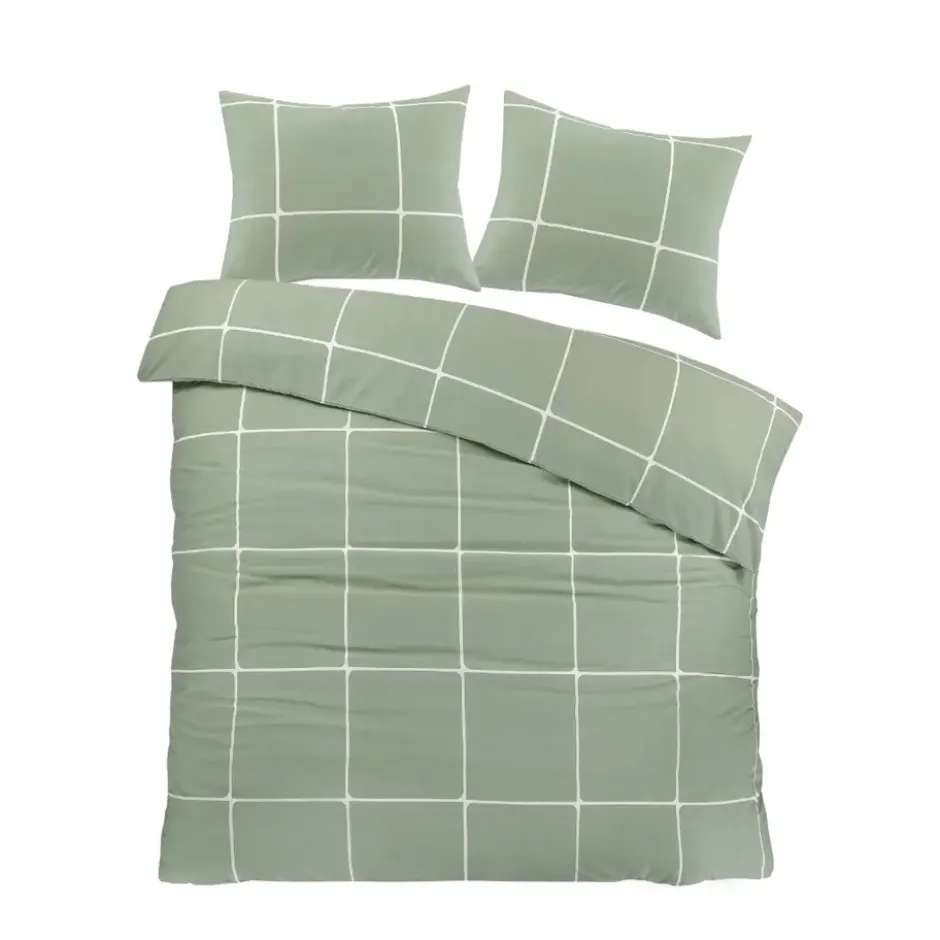 Day Dream Stan - Dekbedovertrek - Lits-jumeaux - 240 x 200/220 - Groen