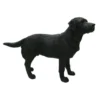 Decoratie beeld - Labrador - zwart - 14 cm - Polystone - Honden