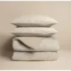 Dekbedovertrek Japandi 240x220 – Flanel Fleece – Zacht & Warm – Beige