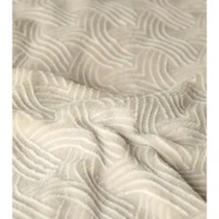 Dekbedovertrek Japandi 200x220 – Flanel Fleece – Zacht & Warm – Beige