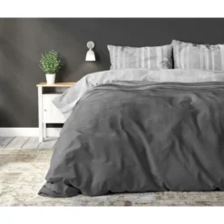 Dekbedovertrek Moon Lights 140x220 – Zacht & Ademend – Incl. Kussensloop