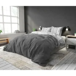 Dekbedovertrek Moon Lights 140x220 – Zacht & Ademend – Incl. Kussensloop