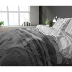 Dekbedovertrek Moon Lights 140x220 – Zacht & Ademend – Incl. Kussensloop