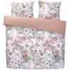 Dekbedovertrek Nova bloemen - wit/roze - 240x200/220 cm