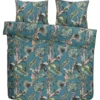 Dekbedovertrek Sophia bloemen - blauw - 200x200/220 cm