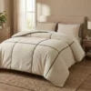 Dekbedovertrek Teddy Trim Beige 200x220 – Zacht & Warm – Incl. 2 Kussenslopen