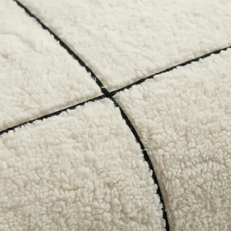 Dekbedovertrek Teddy Trim Beige 240x220 – Zacht & Warm – Incl. 2 Kussenslopen