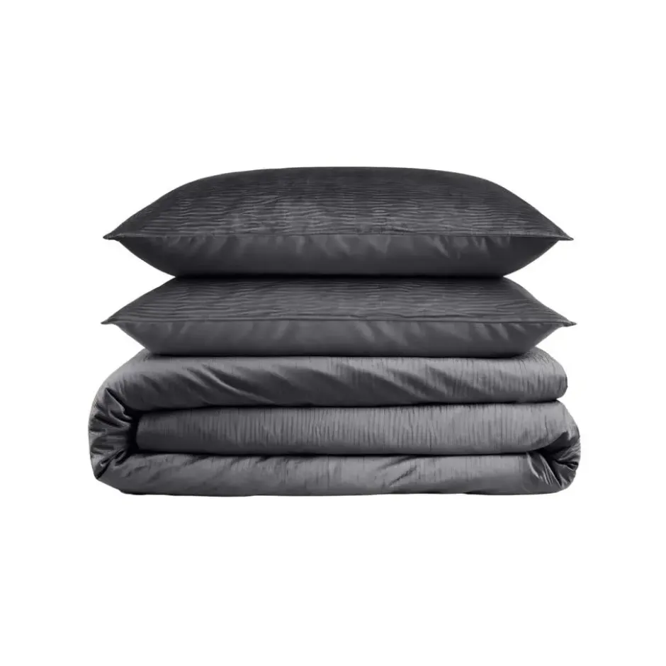 Dekbedovertrek Velvet Cartier 200x220 – Fluweelzacht Uni Design – Antraciet