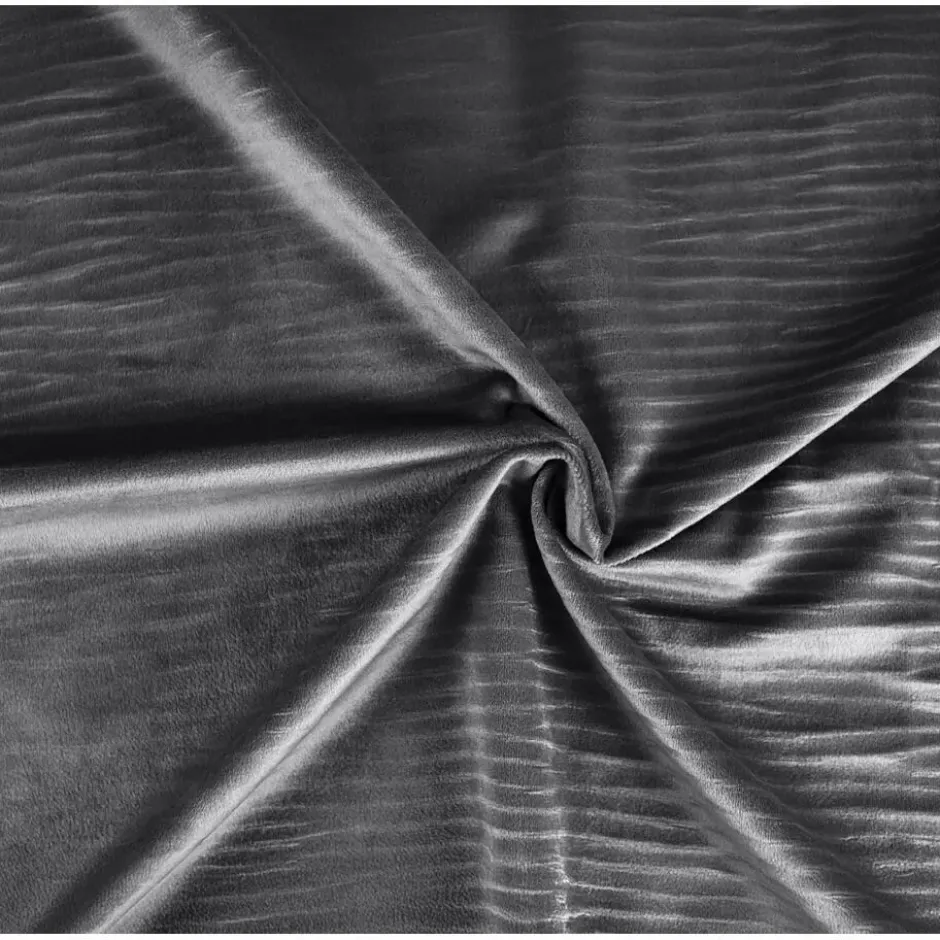 Dekbedovertrek Velvet Cartier 200x220 – Fluweelzacht Uni Design – Antraciet