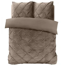 Dekbedovertrek Velvet 140x220 – Fluweelzacht & Luxe Pintuck Design