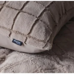 Dekbedovertrek 140x220 – Furry Check Design & Zacht Warm Fleece