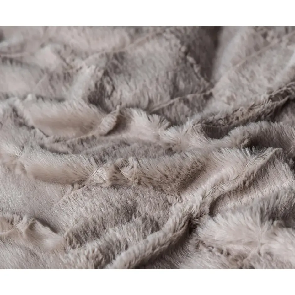 Dekbedovertrek 140x220 – Furry Check Design & Zacht Warm Fleece