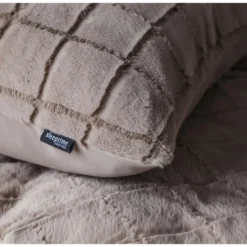 Dekbedovertrek 240x220 – Furry Check Design & Zacht Warm Fleece
