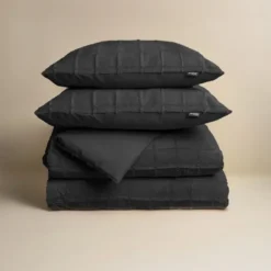 Dekbedovertrek 240x220 – Furry Check Design & Zacht Warm Fleece