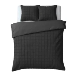 Dekbedovertrek 240x220 – Furry Check Design & Zacht Warm Fleece