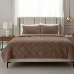 Dekbed zonder Overtrek Lazy Teddy 200x200 – Superzacht & Wasbaar – Bruin