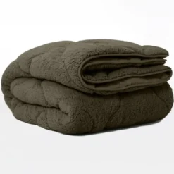 Dekbed zonder Overtrek Lazy Teddy 140x200 – Superzacht & Wasbaar – Taupe