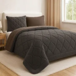 Dekbed zonder Overtrek Lazy Teddy 200x200 – Superzacht & Wasbaar – Taupe