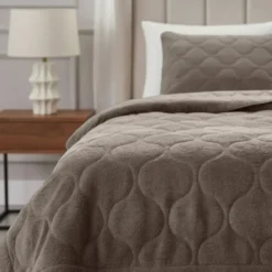 Dekbed zonder Overtrek Lazy Teddy 200x200 – Superzacht & Wasbaar – Taupe