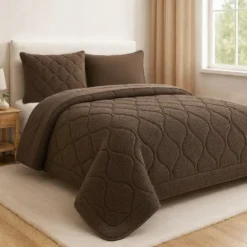 Dekbed zonder Overtrek Lazy Teddy 140x200 – Superzacht & Wasbaar – Bruin
